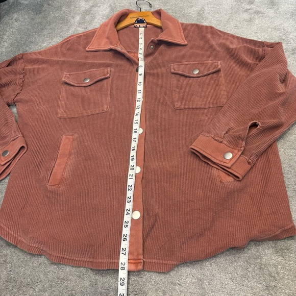 ARULA Corduroy Jacket in Dusty Rose - Picture 10 of 11